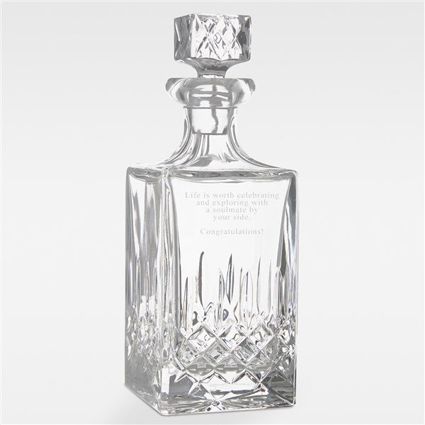 Engraved Pineapple III Cut Crystal Decanter    - 46037