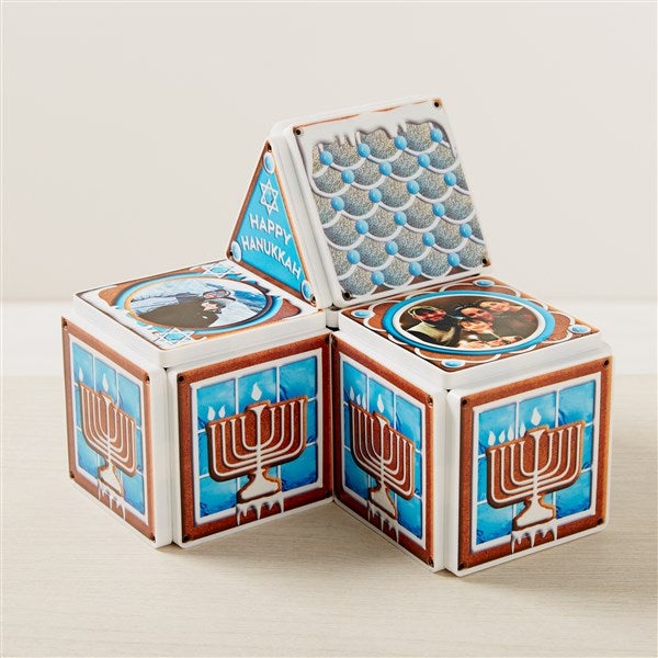 Custom Photo Magnetic Tiles - Hanukkah House