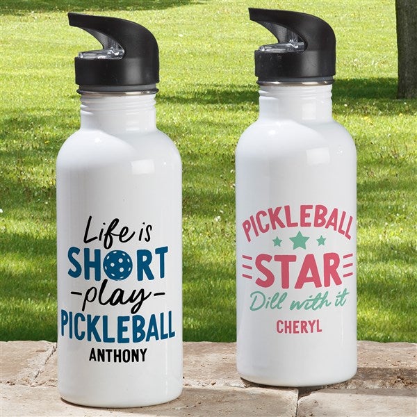 Name & Initial Personalized 13 oz Reduce Frostee Water Bottle - Aqua