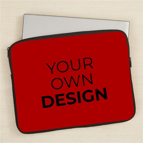 Design Your Own Personalized 15 Laptop Sleeve Red