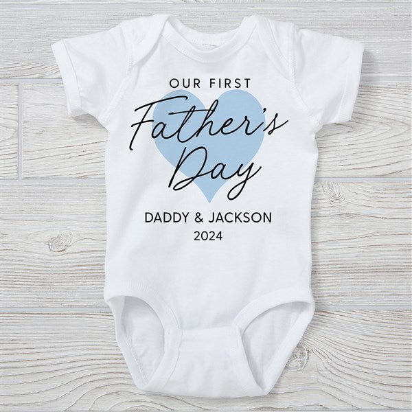 Our First Father's Day Personalized Baby Clothing  - 46840