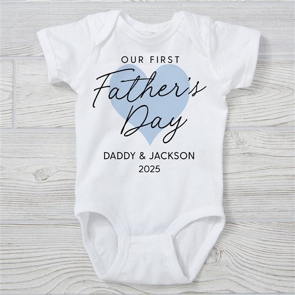 Our First Father's Day Personalized Baby Clothing  - 46840