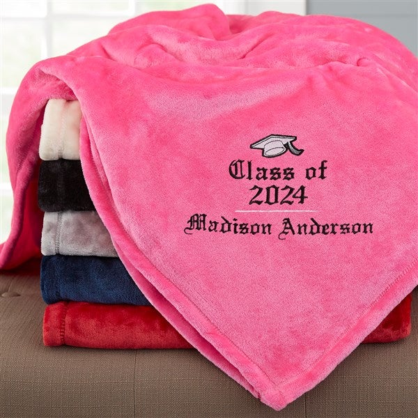 The Graduate Embroidered Fleece Blanket - 46955