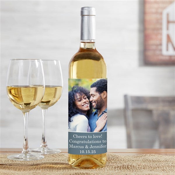 Party Photo Personalized Wine Bottle Label  - 46975