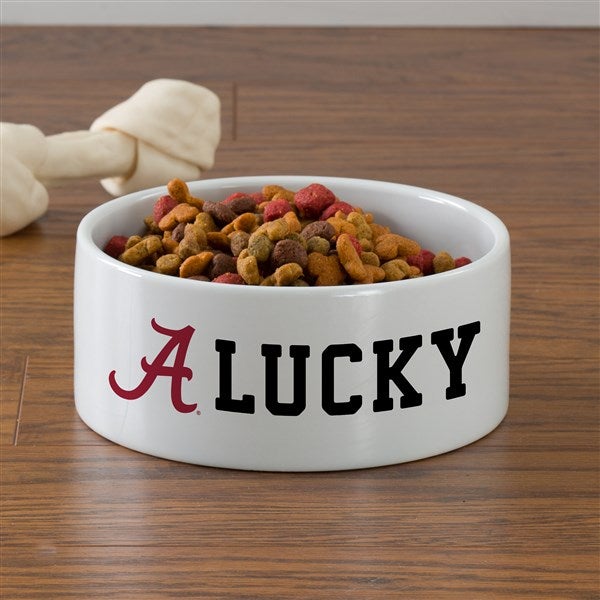 NCAA Alabama Crimson Tide Personalized Dog Bowls - 47037