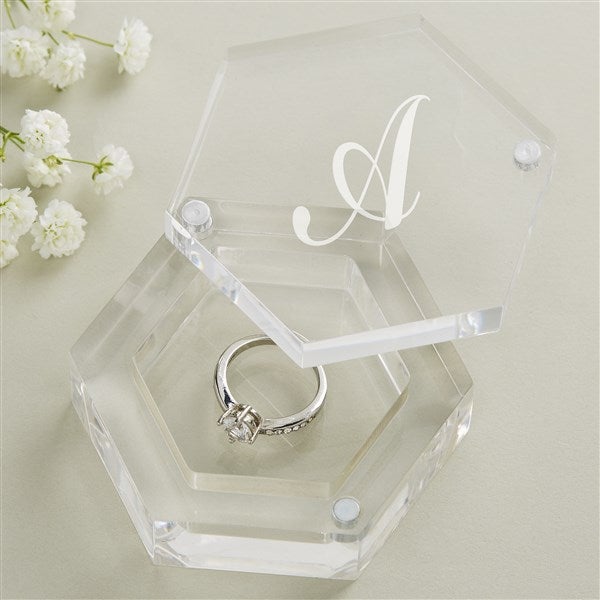 Classic Celebrations Personalized Acrylic Ring Box - 47239