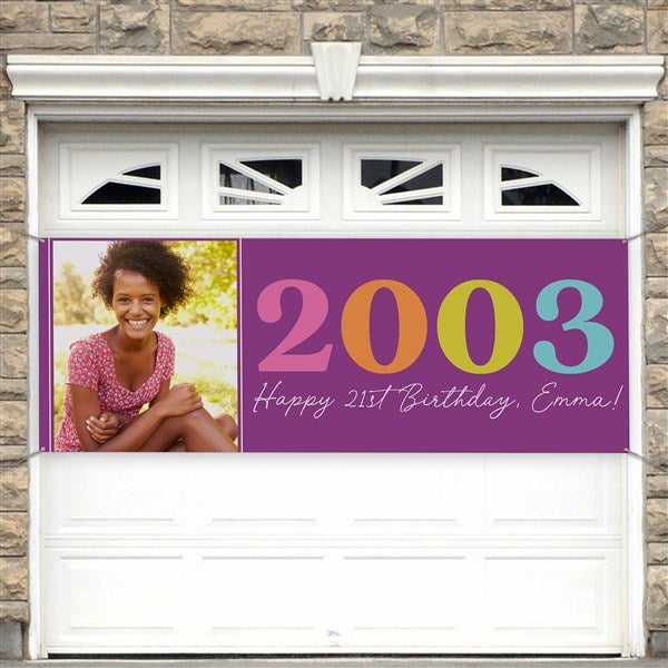 Birthday Year Personalized Banner - 47249