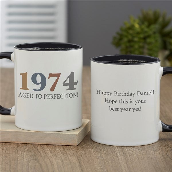 Birthday Year Personalized Coffee Mugs - 47253