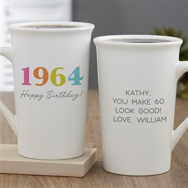 Birthday Year Personalized Coffee Mugs - 47253