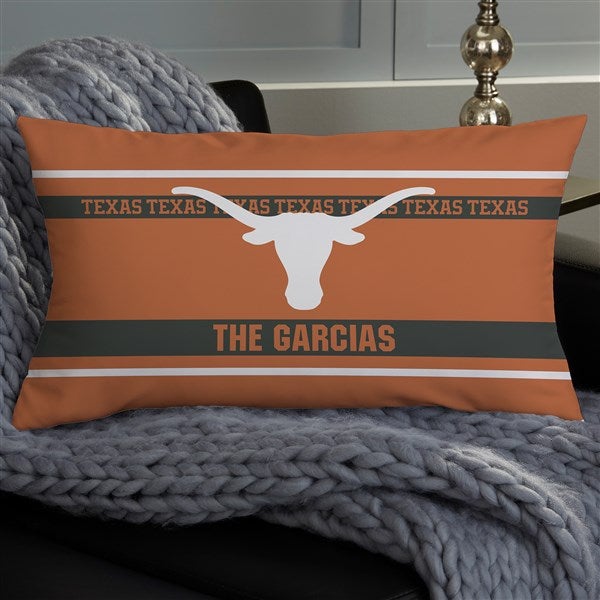 NCAA Texas Longhorns Classic Personalized Throw Pillow - 47370