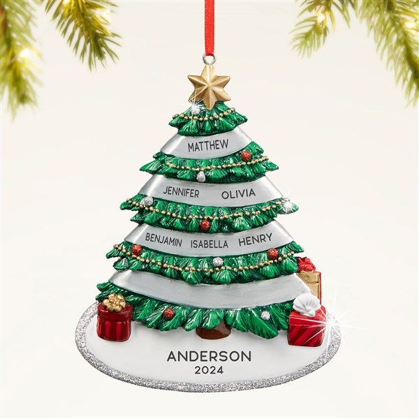 Our Family Tree Personalized Christmas Ornament - 47471