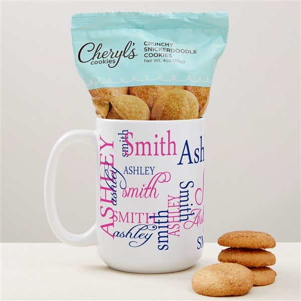 Signature Style Personalized Coffee Mug with Cheryl&#39;s Cookies - 47609