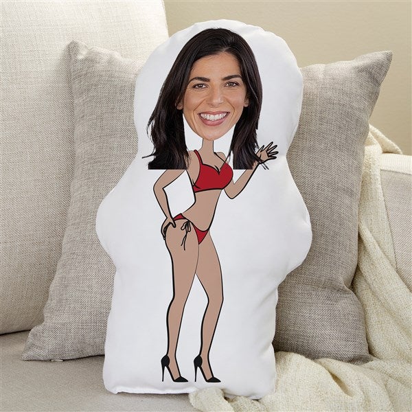 Babe Personalized Photo Character Throw Pillow - 47638