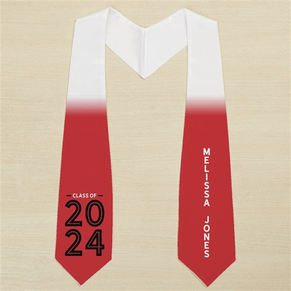 Personalized Graduation Stole - Graduating Class Of