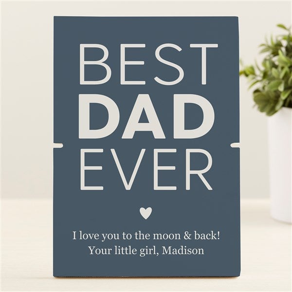 Best Dad Personalized Story Board Plaque - 47931