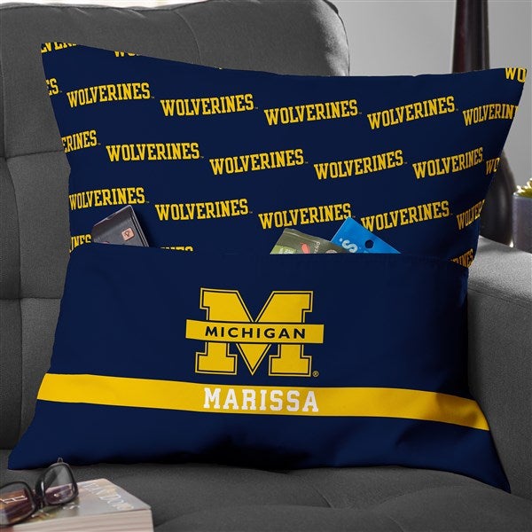 NCAA Michigan Wolverines Personalized Pocket Pillow - 48037