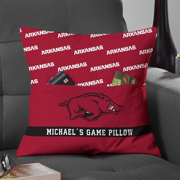 NCAA Arkansas Razorbacks Personalized Pocket Pillow - 48039