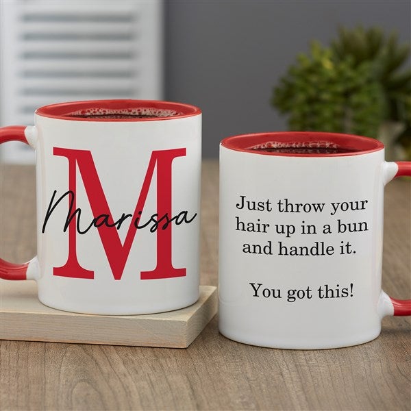 Simple Signature Personalized Coffee Mug - 48074