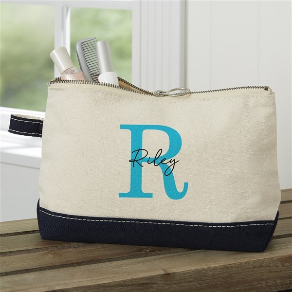 Simple Signature Personalized Makeup Bag - 48078