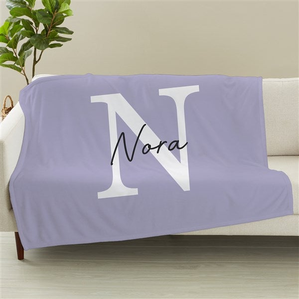 Simple Signature Personalized Blanket - 48082