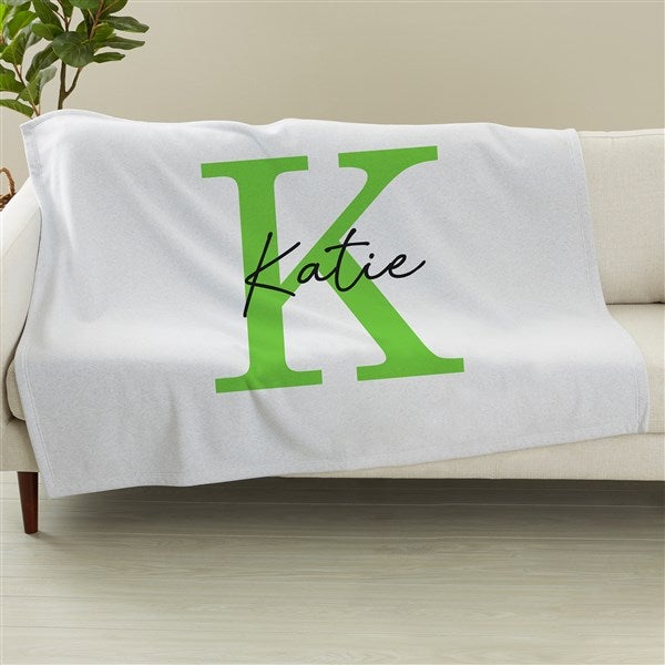 Simple Signature Personalized Blanket - 48082