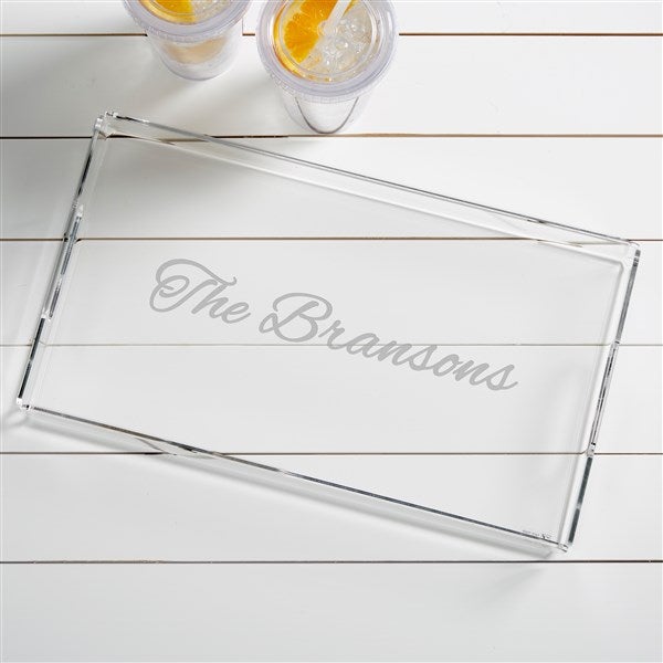 Classic Celebrations Engraved Acrylic Serving Tray - 48135