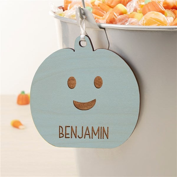 Halloween Character Personalized Wooden Basket Tags - 48155