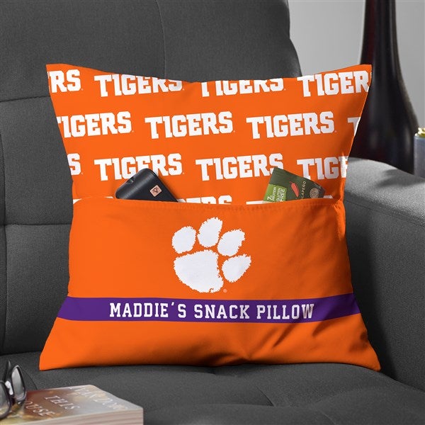 NCAA Clemson Tigers Personalized Pocket Pillow - 48236