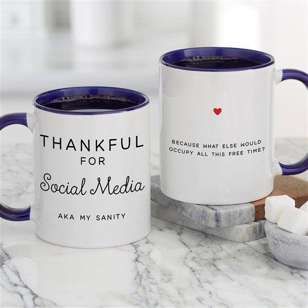 Thankful For Personalized Coffee Mugs - 48246