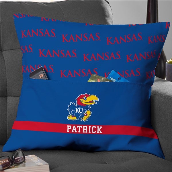 NCAA Kansas Jayhawks Personalized Pocket Pillow - 48256