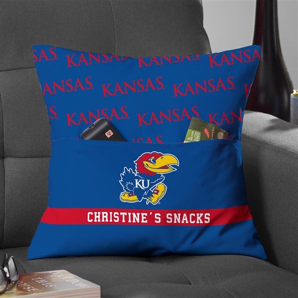 NCAA Kansas Jayhawks Personalized Pocket Pillow - 48256