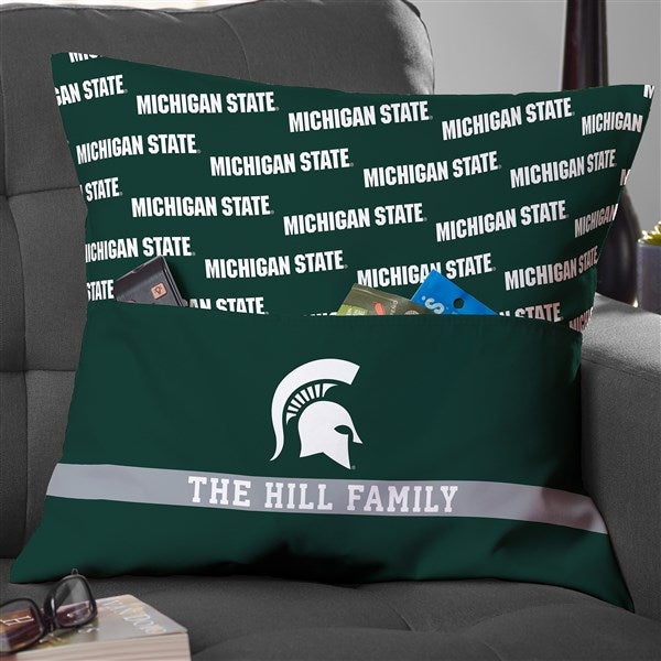 NCAA Michigan State Spartans Personalized Pocket Pillow - 48258