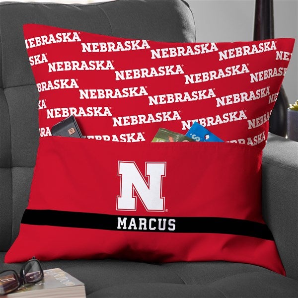 NCAA Nebraska Cornhuskers Personalized Pocket Pillow - 48259