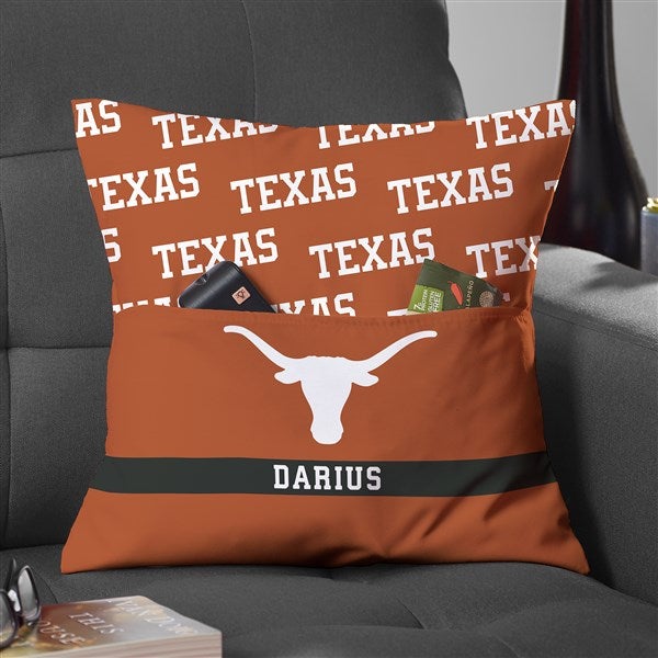 NCAA Texas Longhorns Personalized Pocket Pillow - 48262