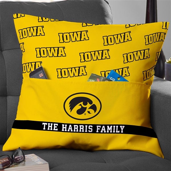 NCAA Iowa Hawkeyes Personalized Pocket Pillow - 48268