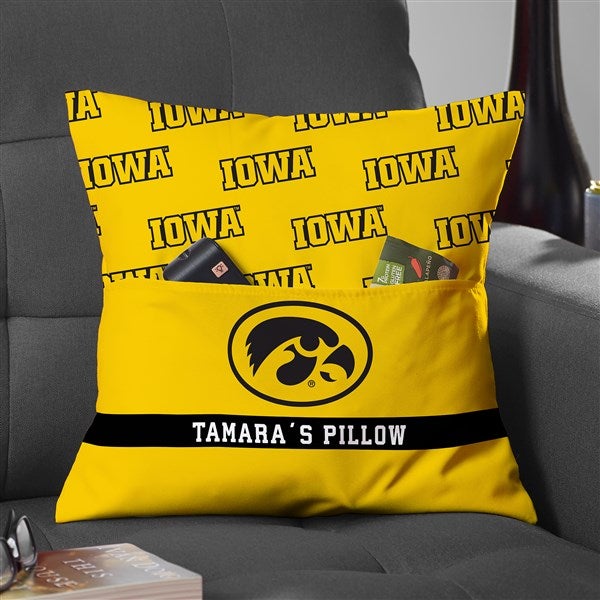 NCAA Iowa Hawkeyes Personalized Pocket Pillow - 48268