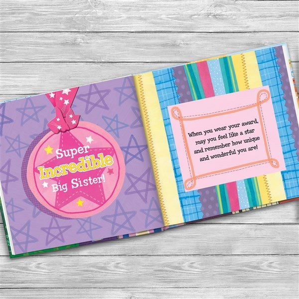 Super Incredible Big Sister Personalized Book