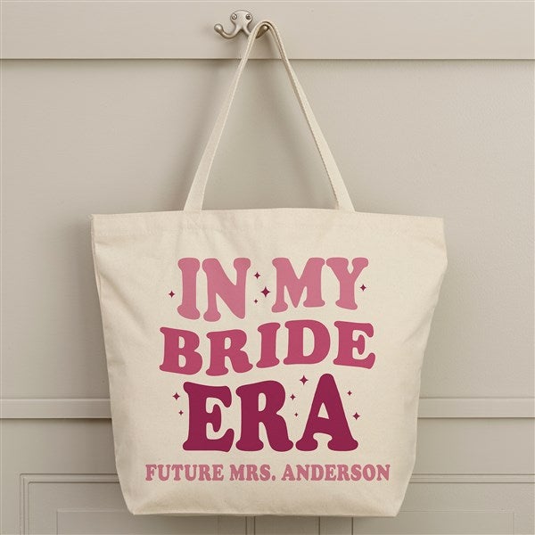 In My Bridal Party Era Personalized Canvas Tote Bags - 48658