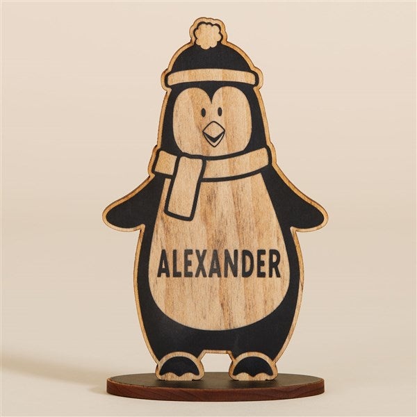 Santa and Friends Personalized Wood Characters  - 48667