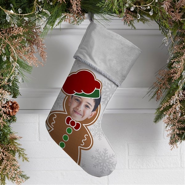 Christmas Character Personalized Photo Christmas Stockings - 48704