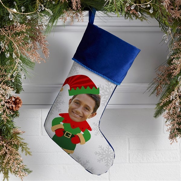 Christmas Character Personalized Photo Christmas Stockings - 48704