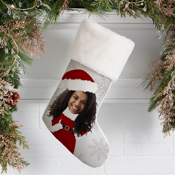 Christmas Character Personalized Photo Christmas Stockings - 48704