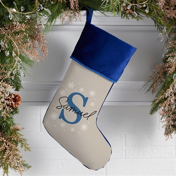 Initially Christmas Personalized Christmas Stockings - 48706