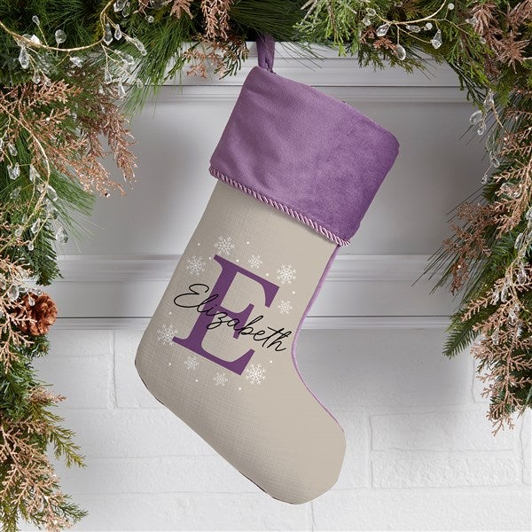 Initially Christmas Personalized Christmas Stockings - 48706