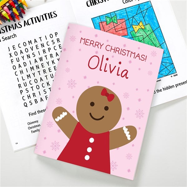 Christmas Characters Personalized Coloring Book - 48779