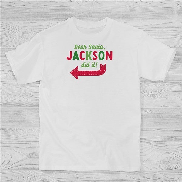 They Did It Personalized Christmas Kids Shirts - 48834