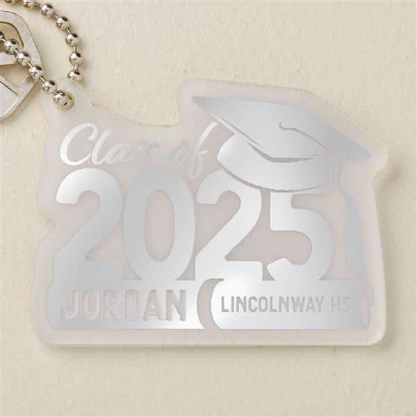 Graduation Hat Personalized Acrylic Keychain - 48848