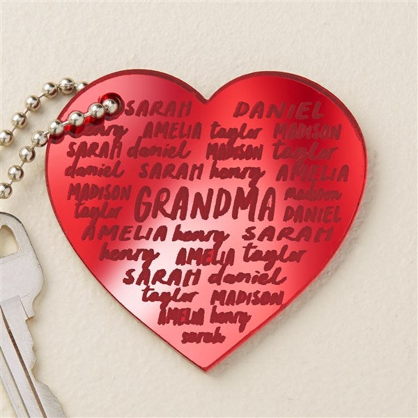 Grateful Heart Personalized Acrylic Keychain - 48849