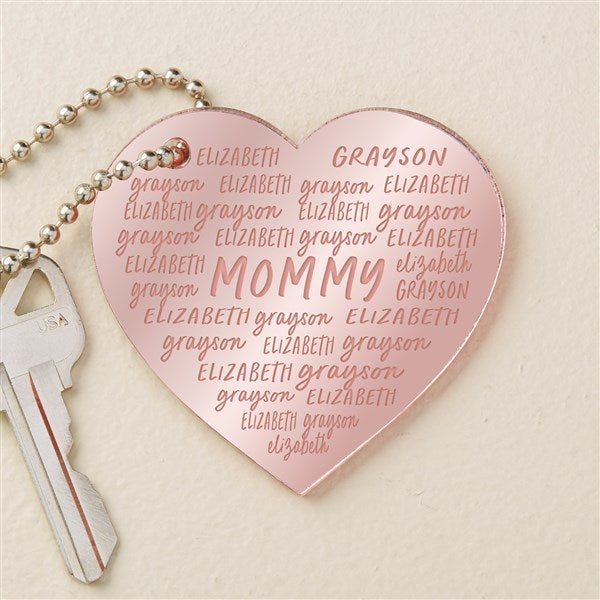 Grateful Heart Personalized Acrylic Keychain  - 48849