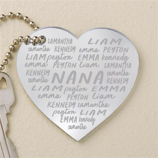 Grateful Heart Personalized Acrylic Keychain - 48849